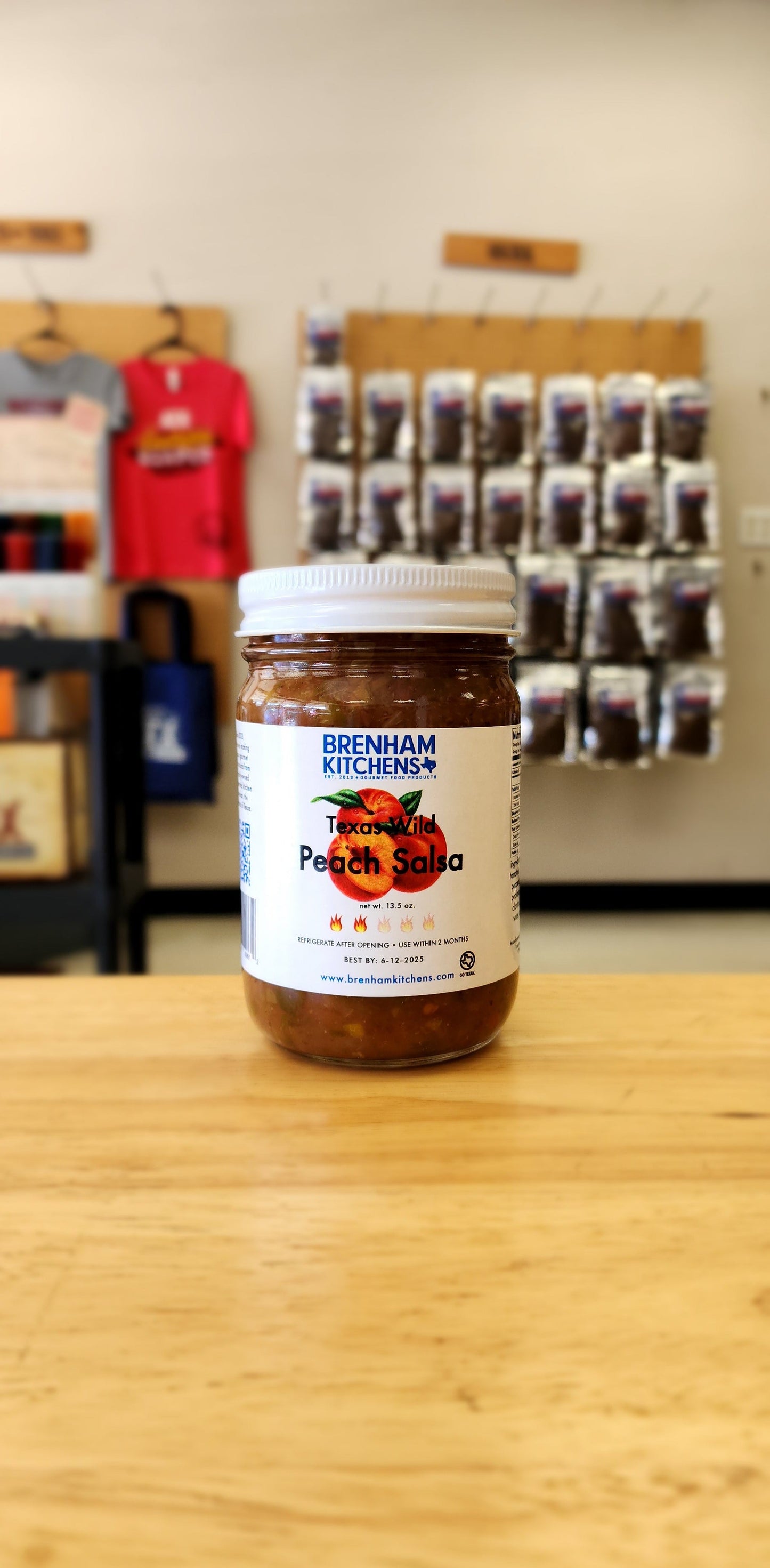 Brenham Kitchens - Texas Wild Peach Salsa (12 pack)