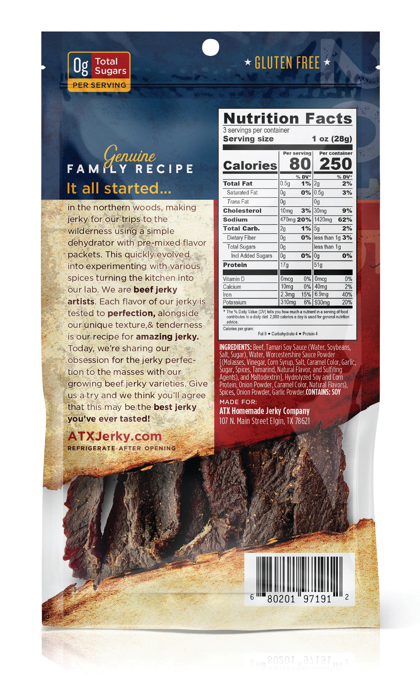 Original Full Flavored Beef Jerky (12 pack)