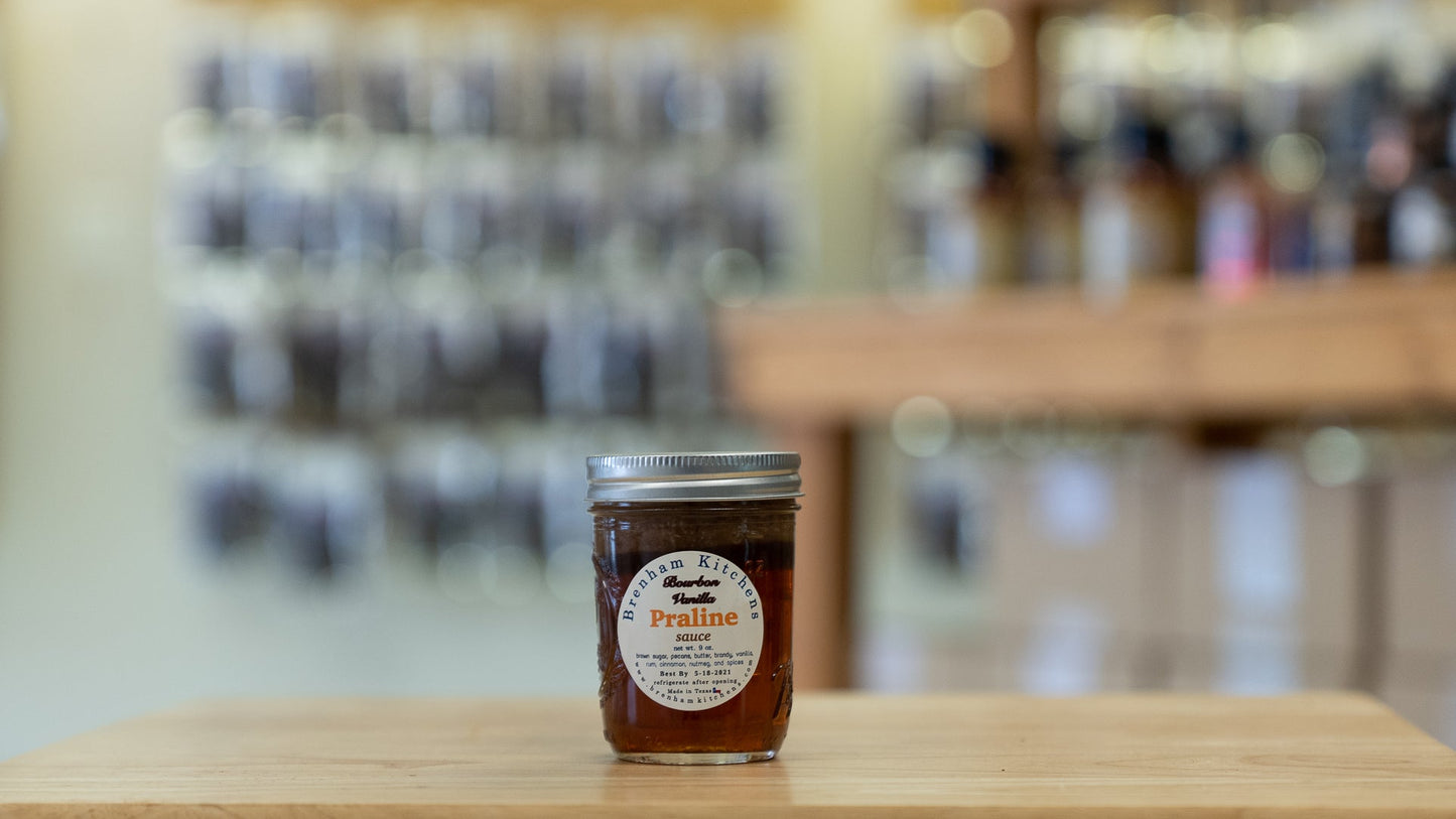 Brenham Kitchens - Bourbon Vanilla Praline Sauce (12 pack)