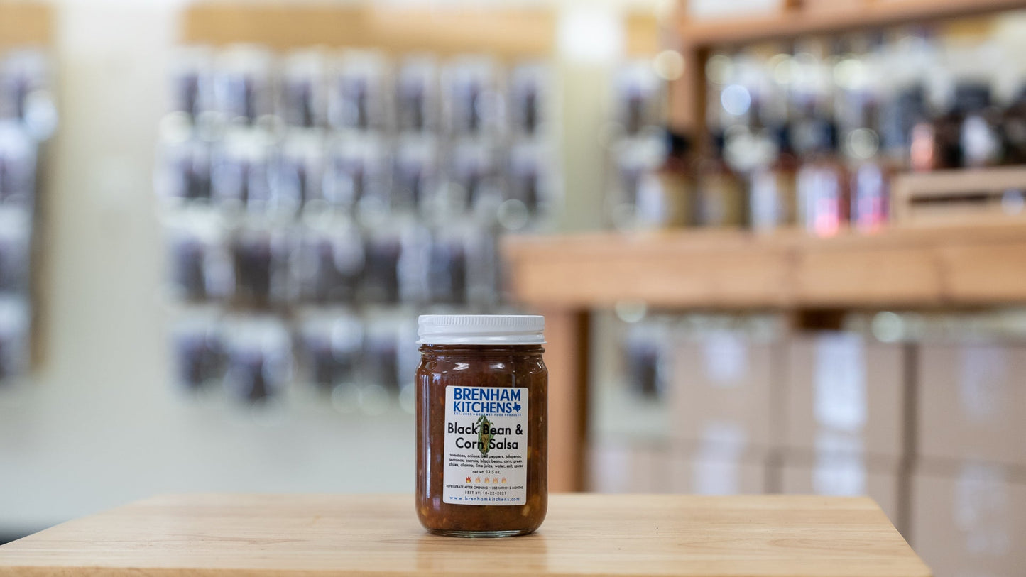 Brenham Kitchens - Black Bean & Corn Salsa (12 pack)