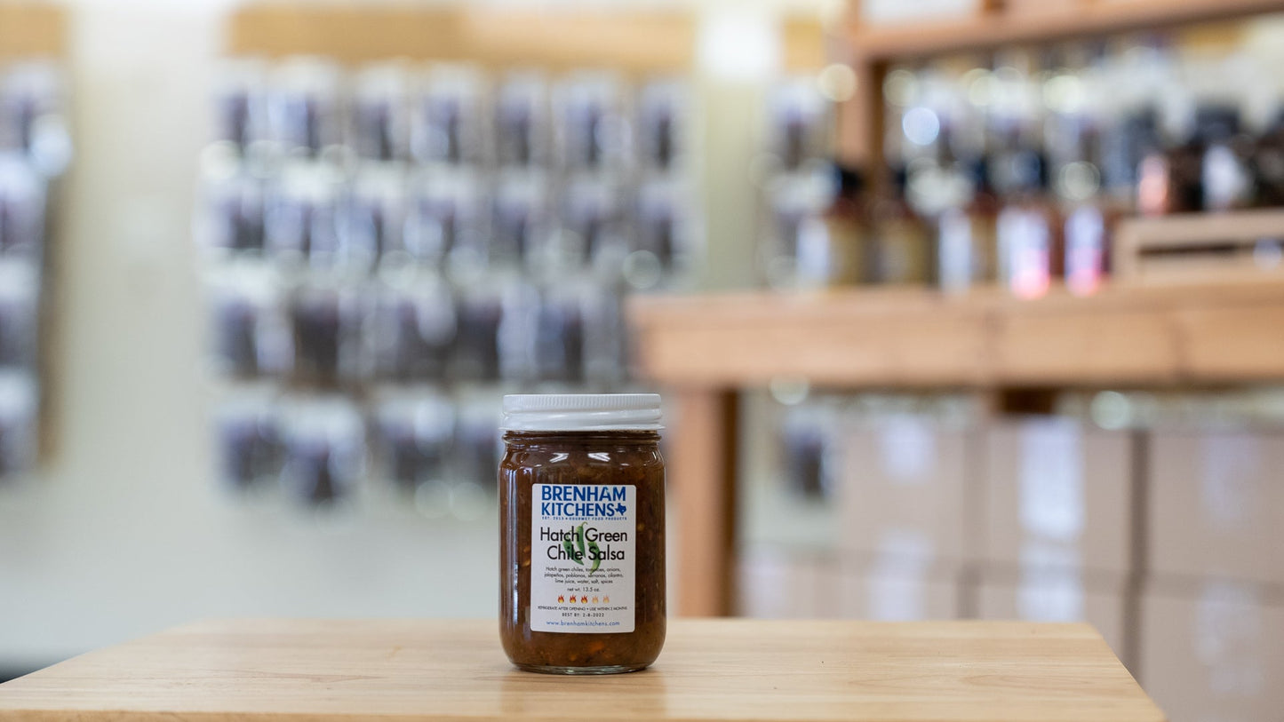 Brenham Kitchens - Hatch Green Chile Salsa (12 pack)