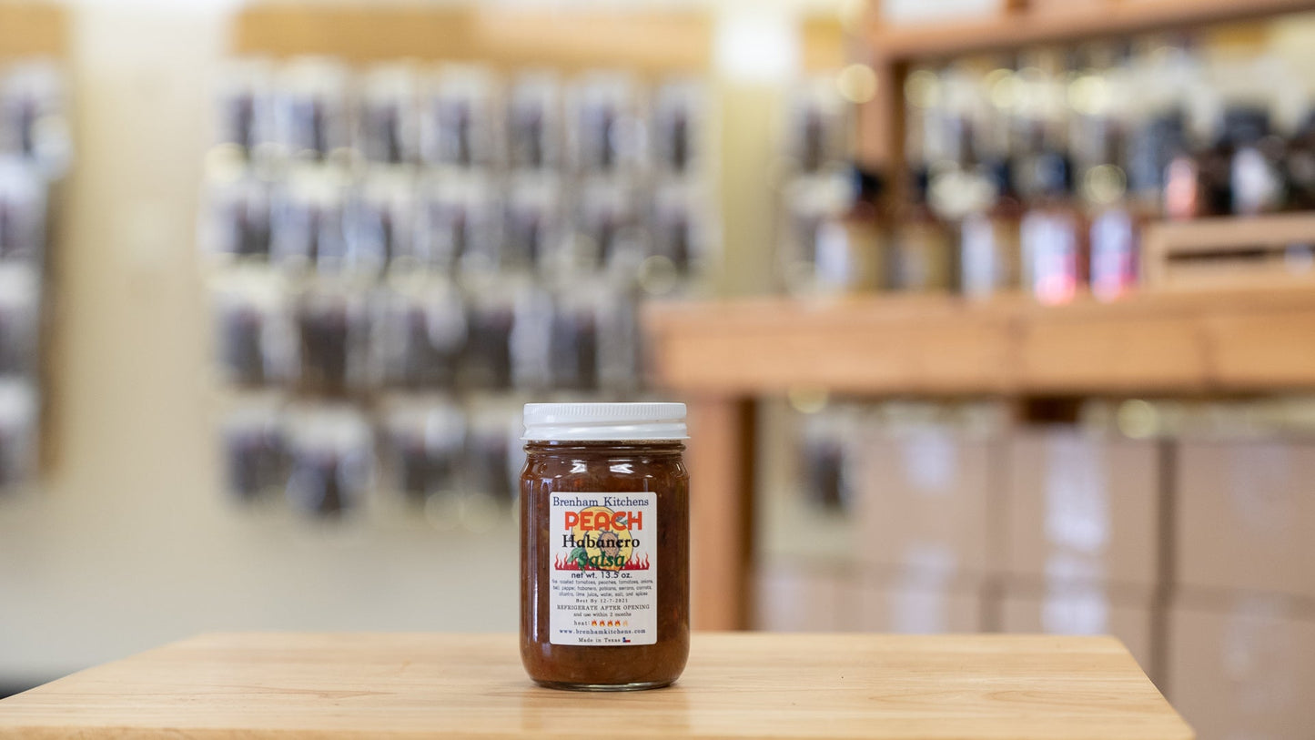 Brenham Kitchens - Peach Habanero Salsa (12 pack)