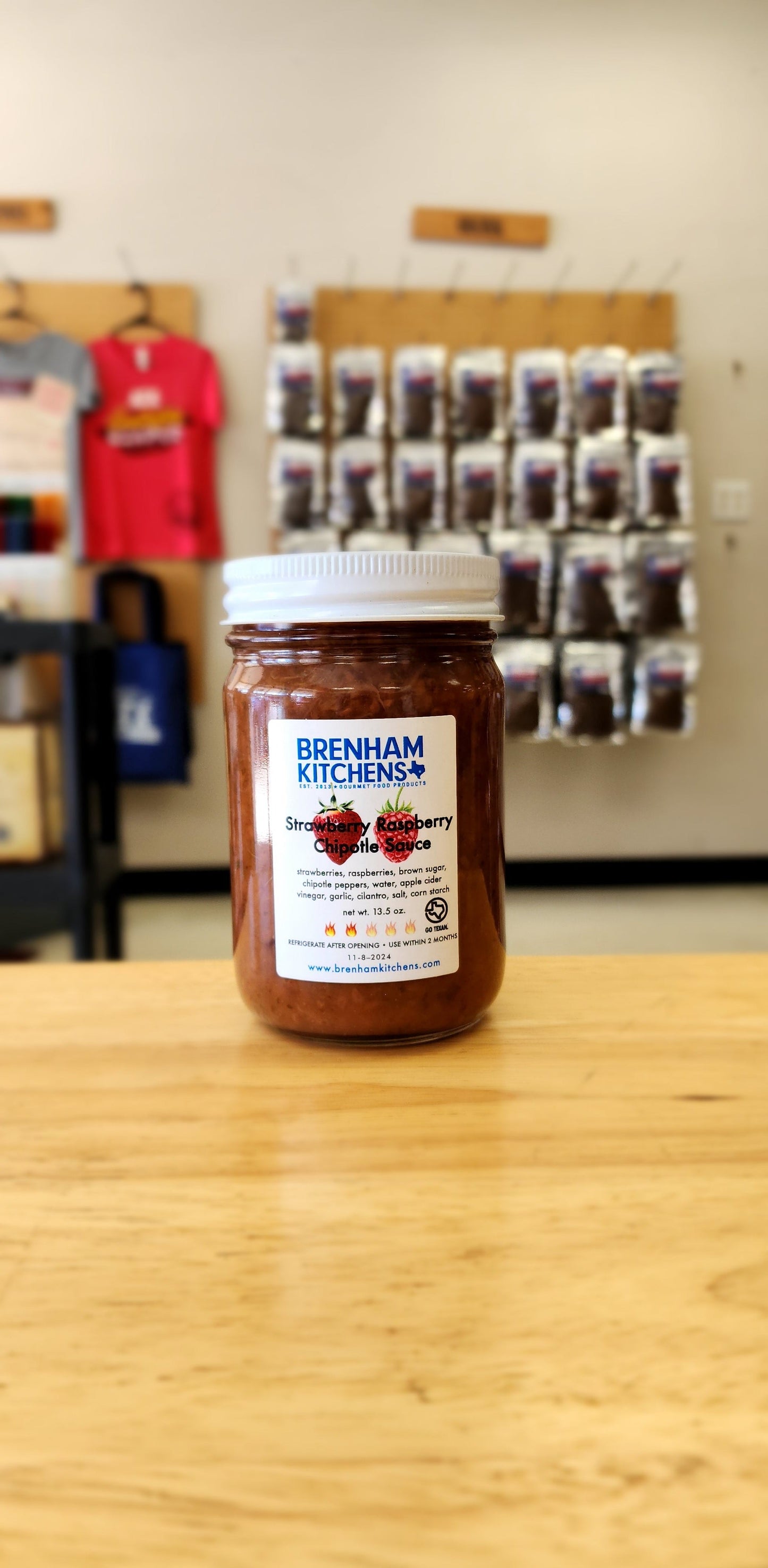 Brenham Kitchens - Strawberry Raspberry Chipotle Sauce (12 pack)